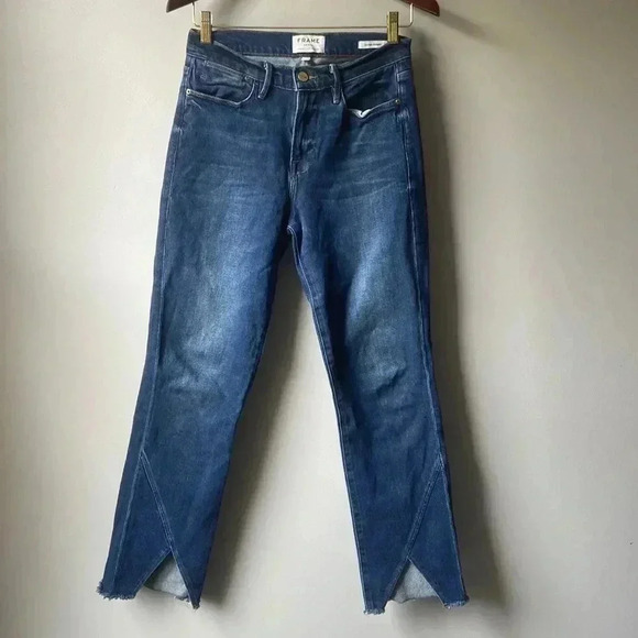 FRAME DENIM Le high straight kings way jeans size 27 - Picture 1 of 7